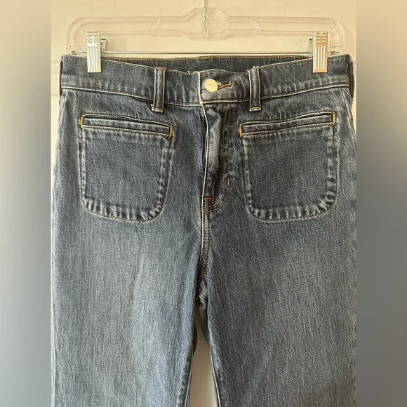 J. Crew ‘96 Vintage Flare Jeans Mid Wash Womens 26P. - Picture 7 of 15